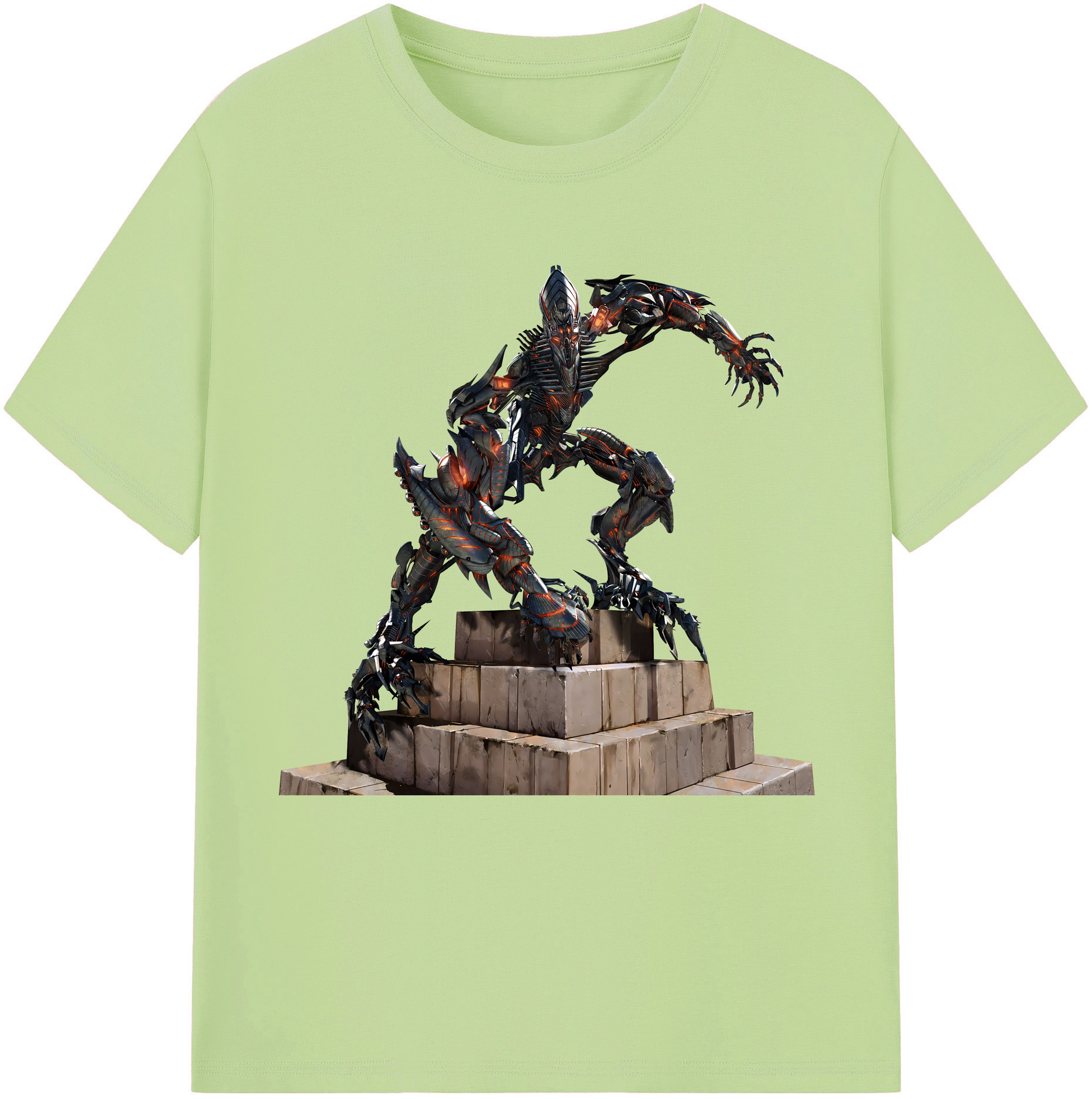（画像用） Transformers トランスフォーマー 綿100％半袖Tシャツ（フロントプリント）